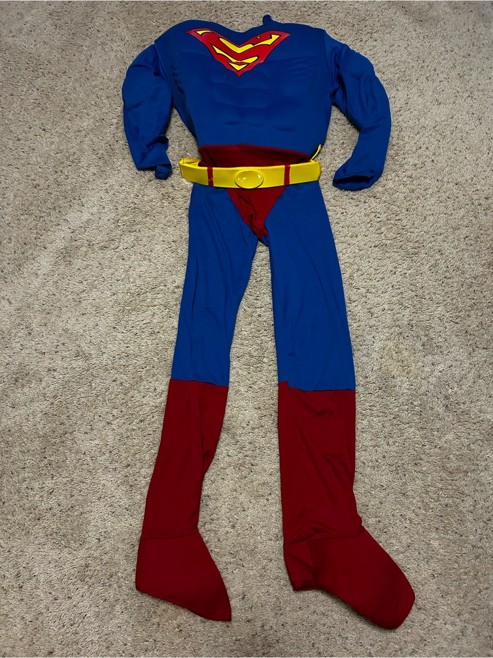 Rubie's Spiderman Superhero Jumpsuit with Yellow Belt
